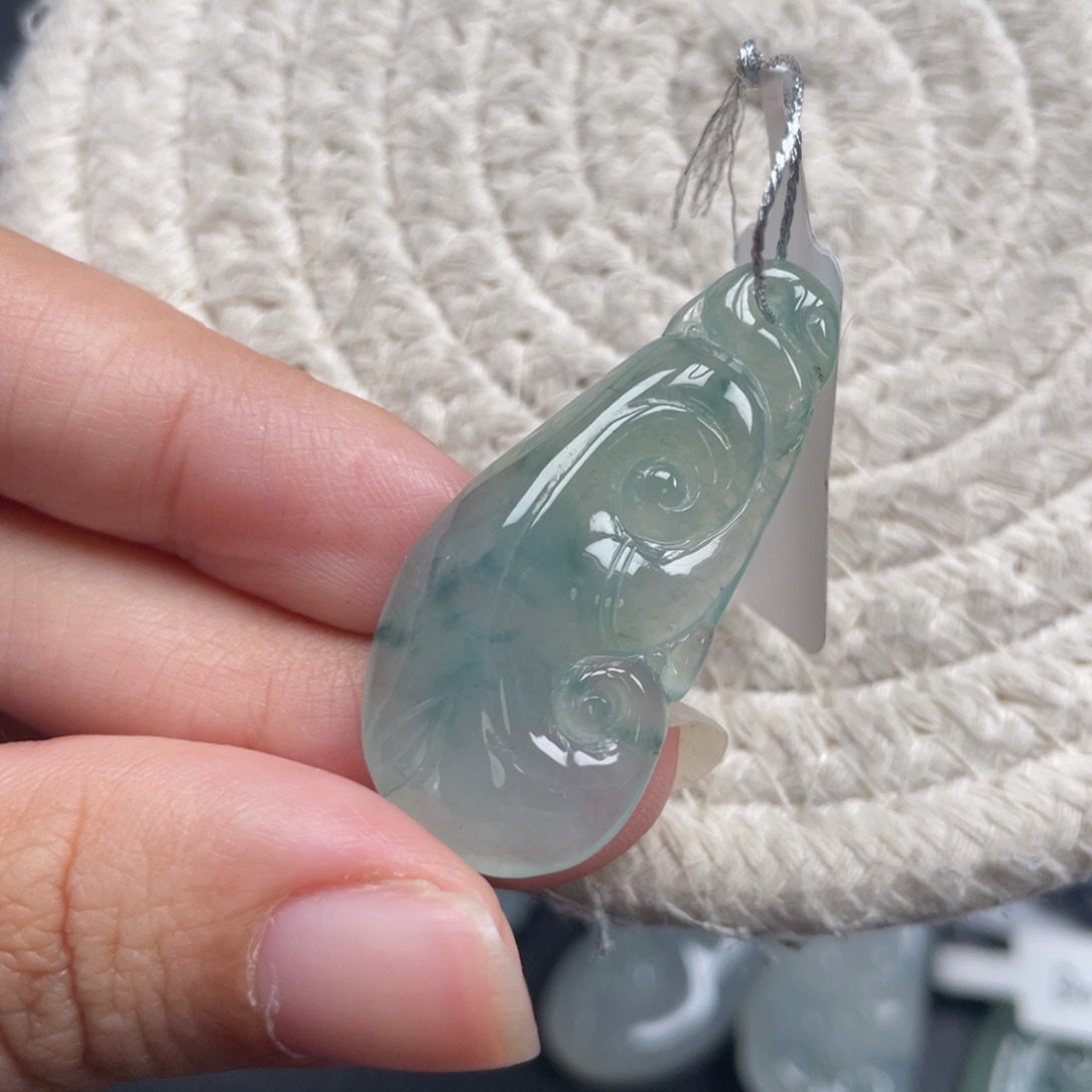 翡翠未镶嵌颈饰天然A货缅甸翡翠
