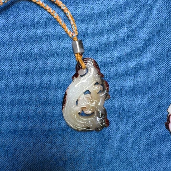 和田玉（糖玉）挂件未镶嵌