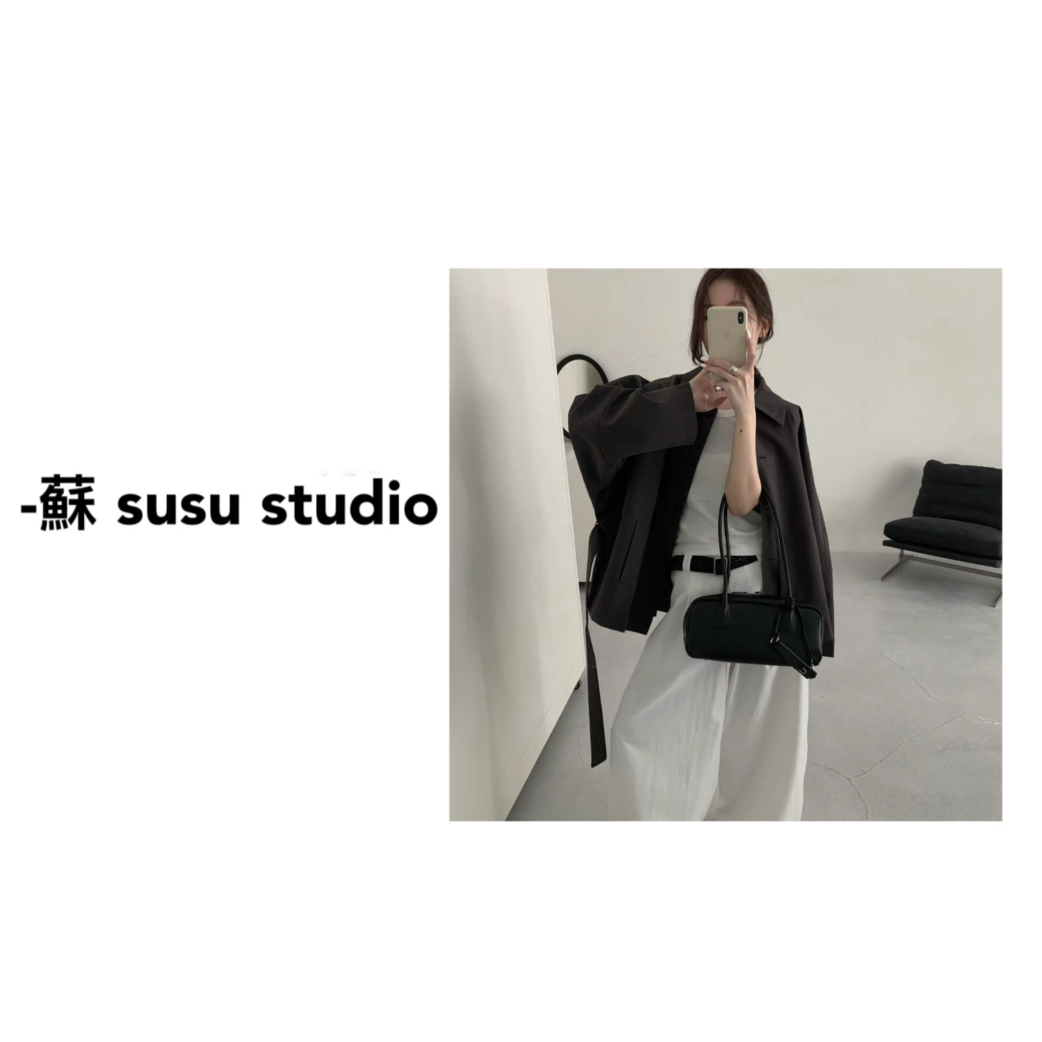 KF2597上新简约百搭经典纯色风衣