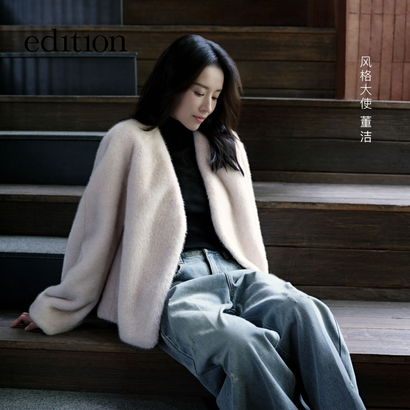 【达人专享】edition精英衣橱系列高领云朵绵羊毛#EBD4SWT014