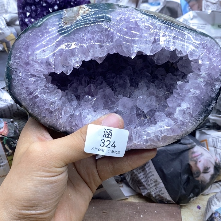 未镶嵌紫晶大型摆件（非配饰）