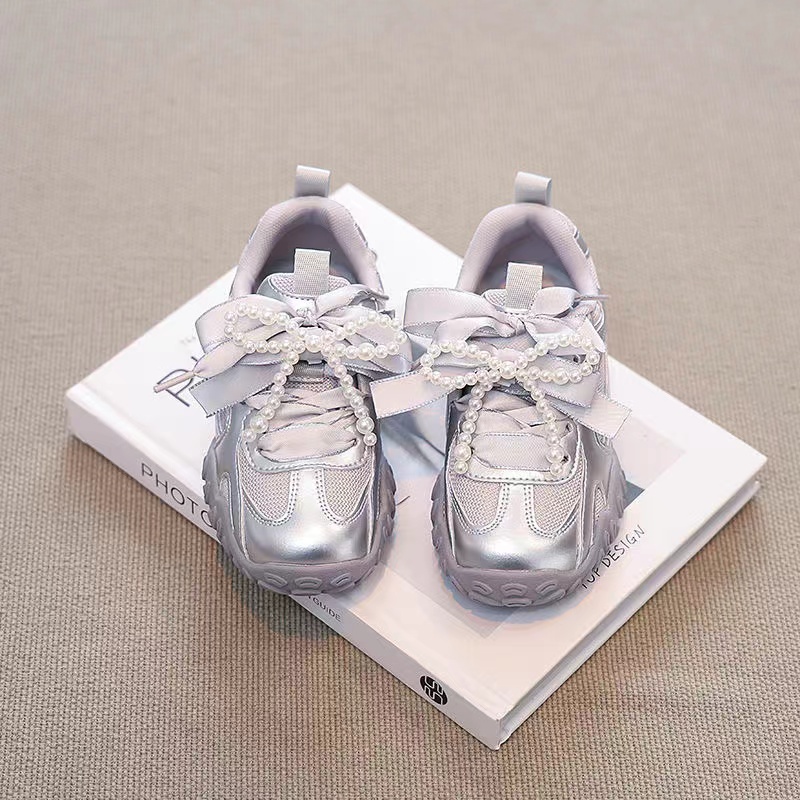 2025新春款单鞋时尚百搭潮童运动鞋