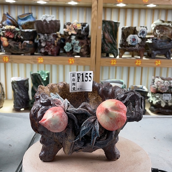 紫砂花盆手工制作默认微瑕155