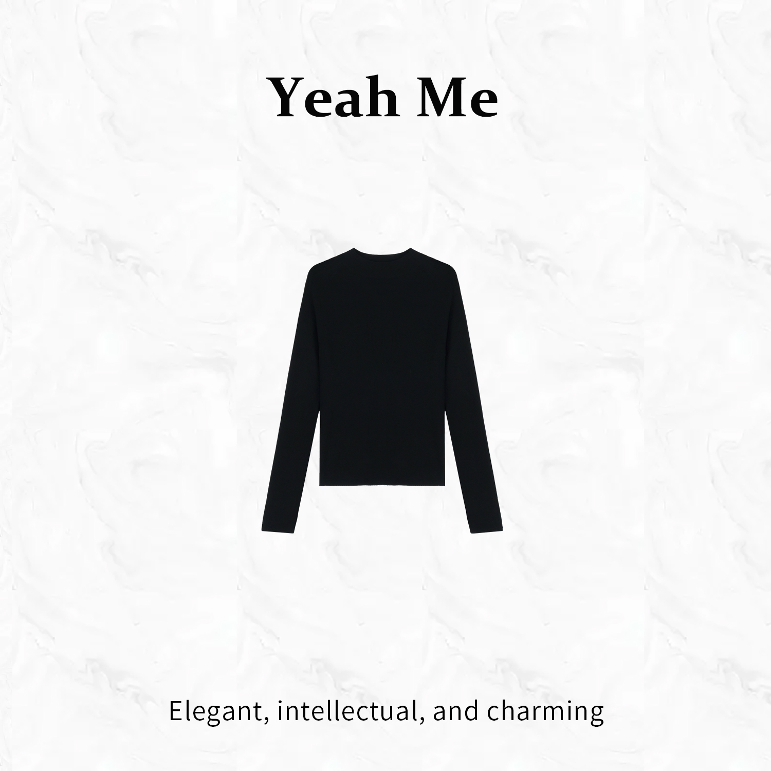 Yeah Me/也觅【羊毛打底】秋冬新款时尚亲肤内搭修身羊毛打底衫