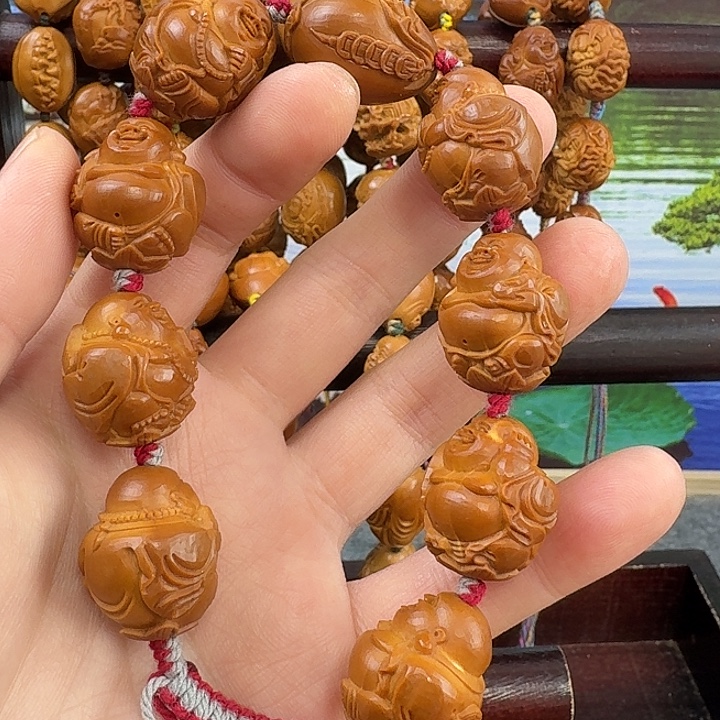 再***.橄榄核手串/手链弥勒