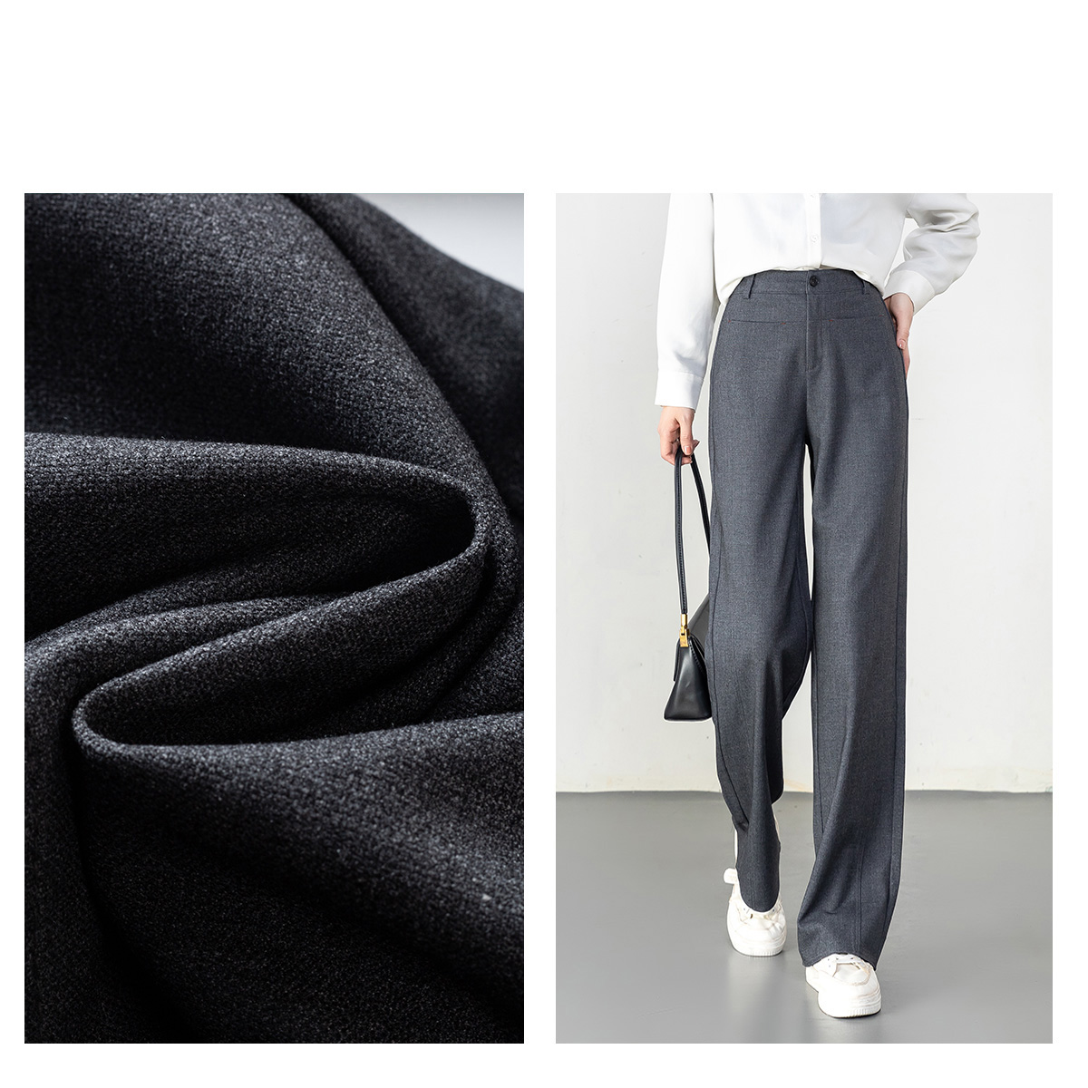 2025春季垂感直筒裤新款流行爆款显瘦直筒裤百搭休闲裤