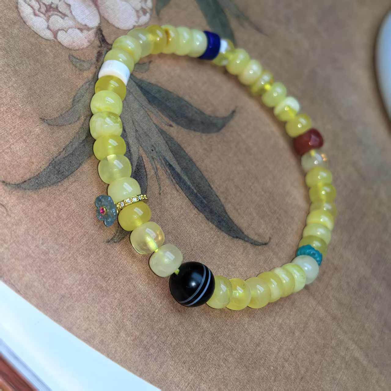 孤品012302蜜蜡多宝手串*1 GW孤品 念一造物