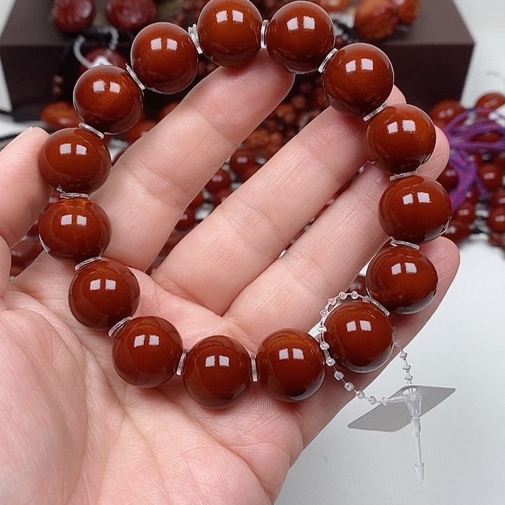 橄榄核吊坠光珠素核