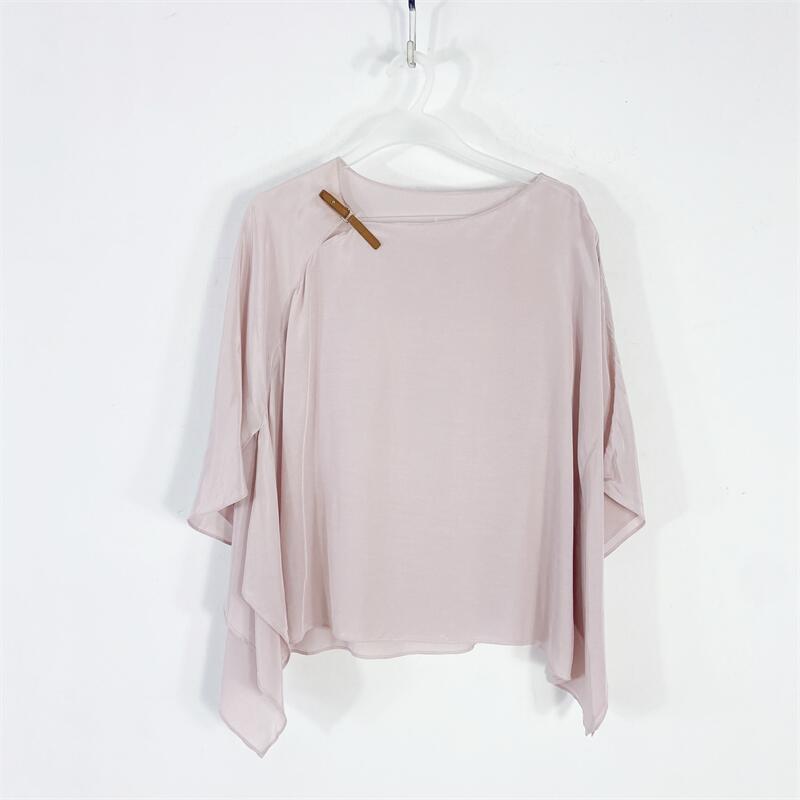 【77衣橱】ED8459精品女装上衣短袖T恤气质轻奢【红人上新】K