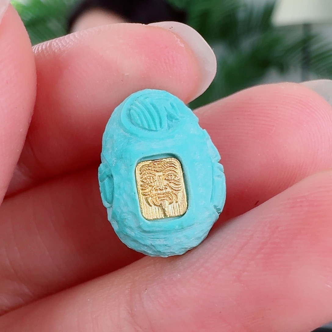 未镶嵌绿松石珠宝奇石