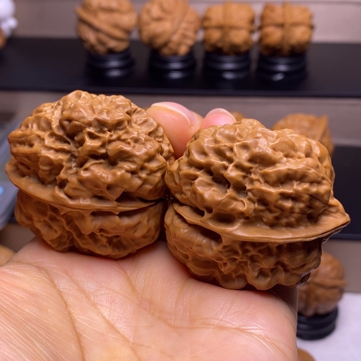 文玩核桃把件上古金蟾12