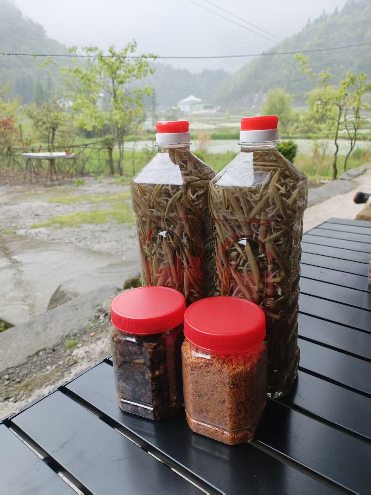 土家莼菜+土家面海椒+土家咸菜