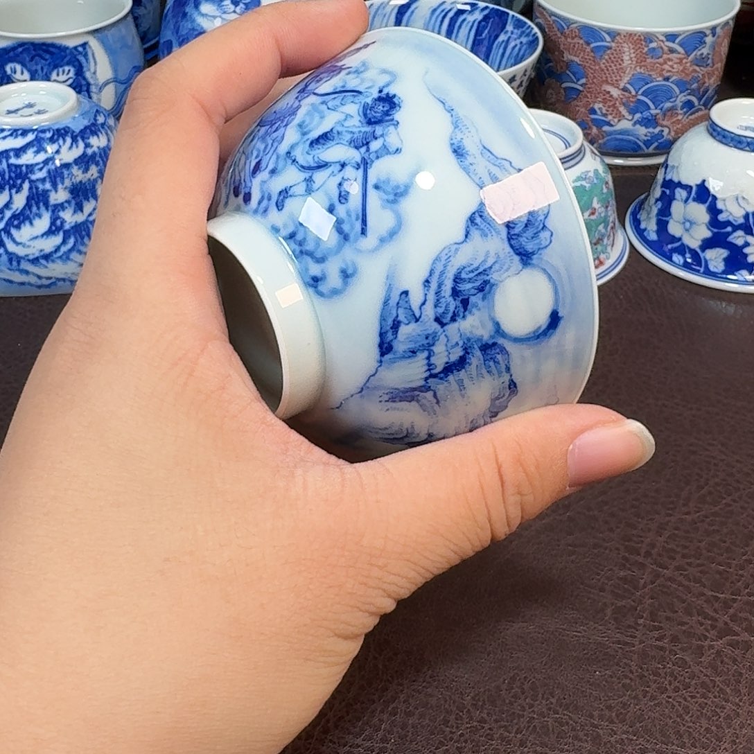 心***现代景德镇陶瓷杯