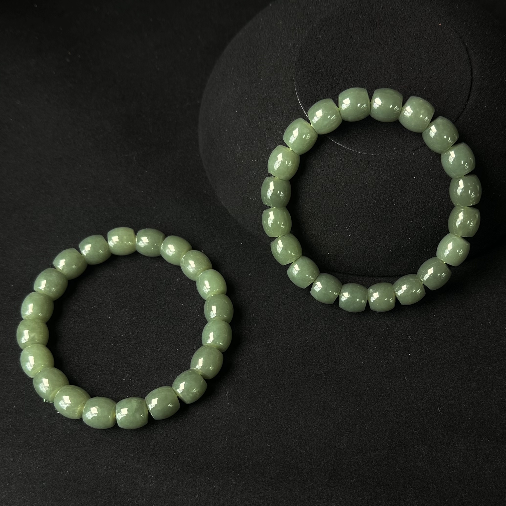 归圆·且末蓝 ｜天然和田玉直切手串多样性发其一