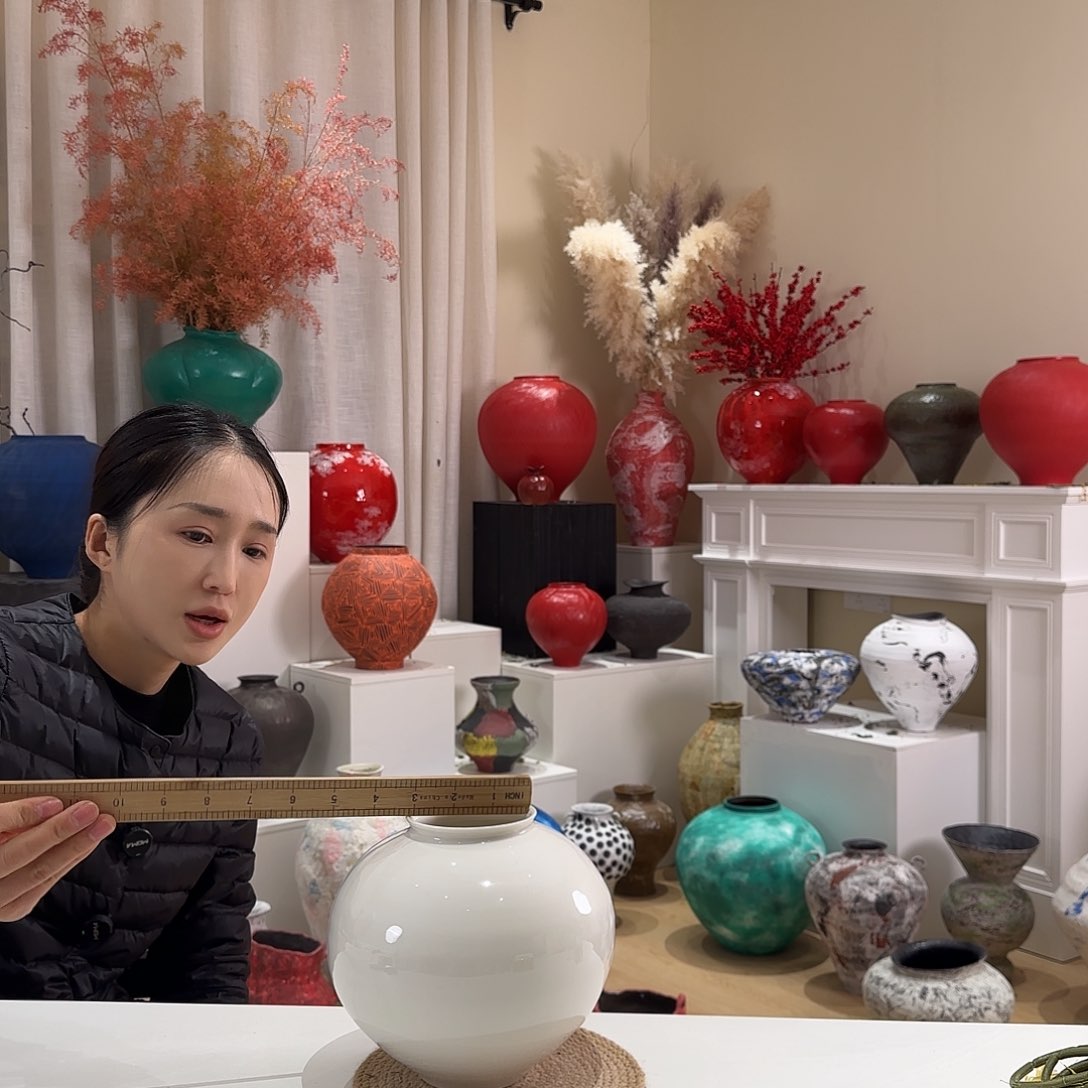 摆件花瓶口8高17闪拍82