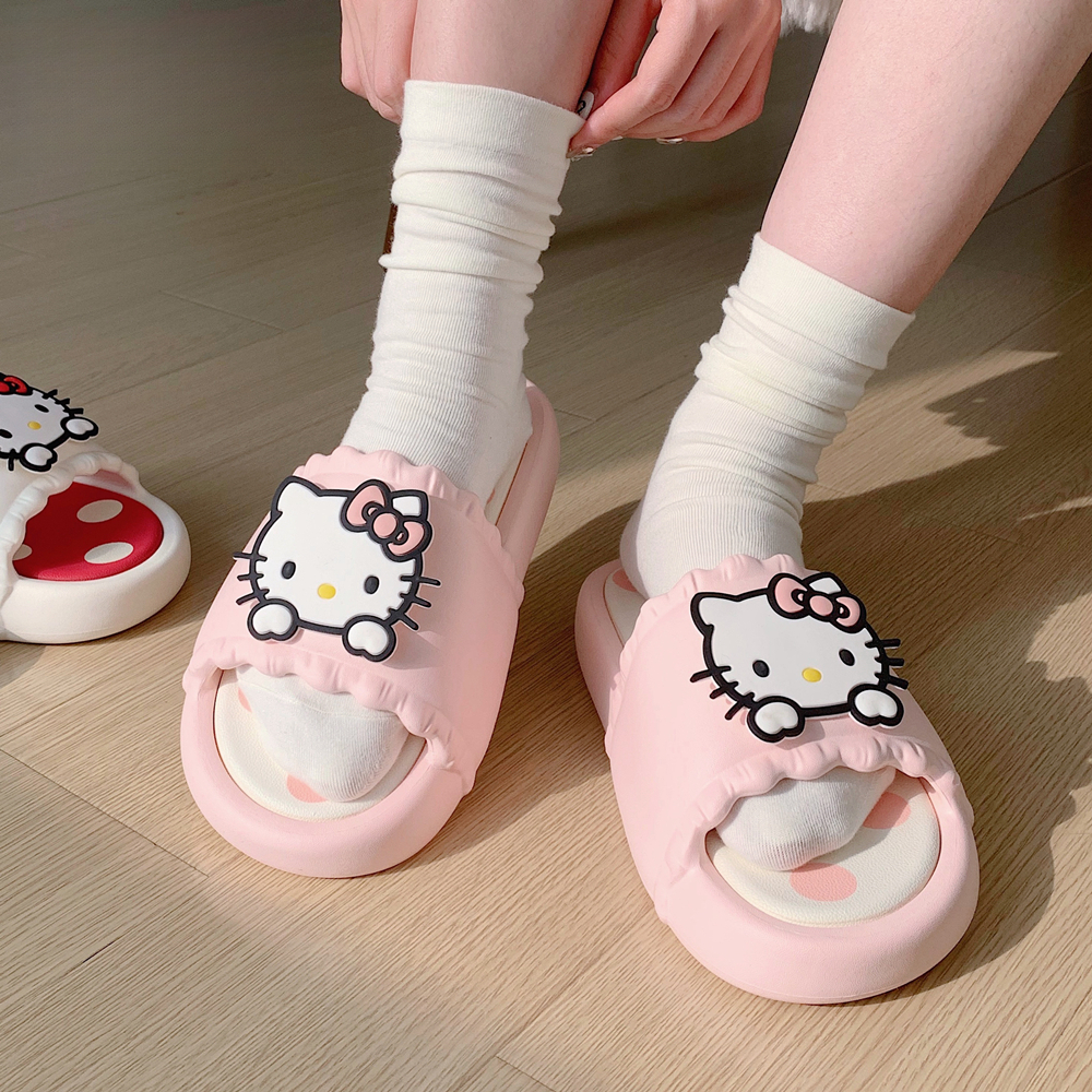 可爱HelloKitty拖鞋女三丽鸥联名夏季亲子外穿室内凉拖鞋gc