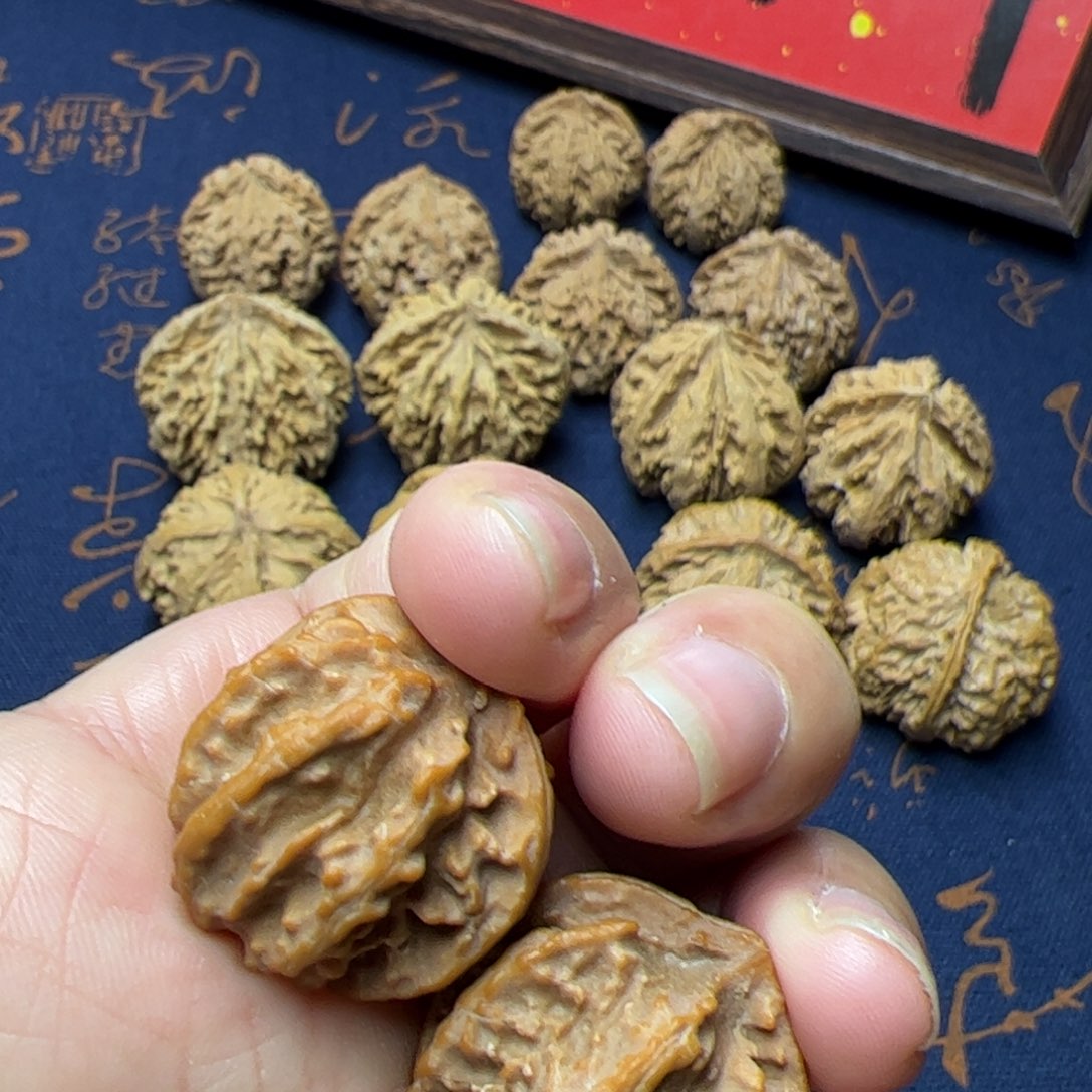 文玩核桃把件秦岭野生植物核桃