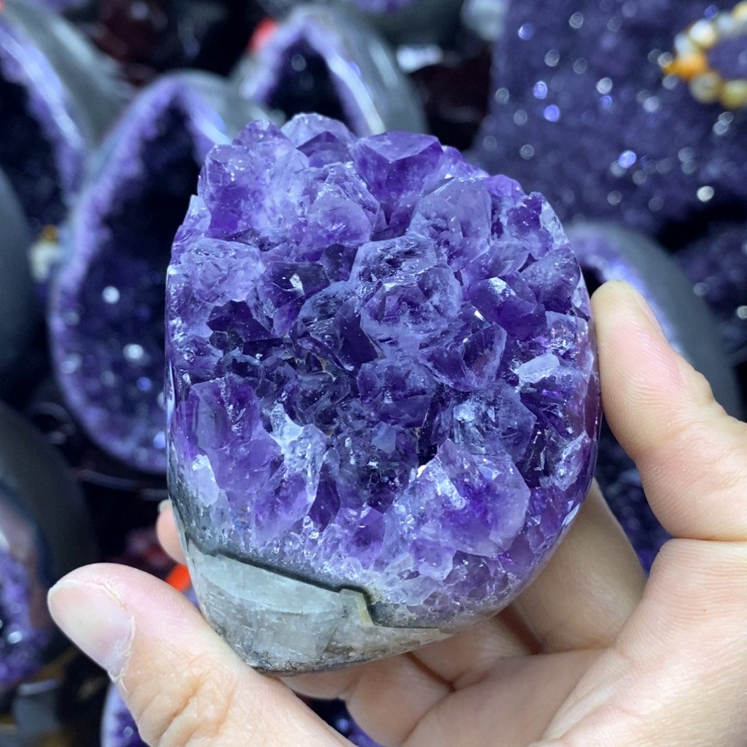 紫晶摆件未镶嵌莹