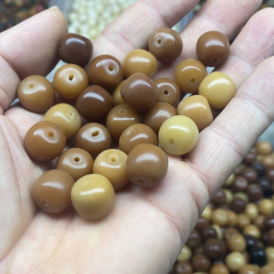 吊坠白玉菩提13风化渐变桶50颗➕灯牌宠50颗