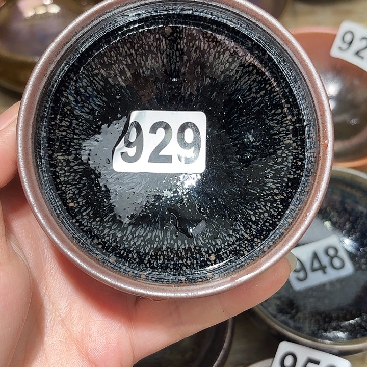 茶盏沐雨茶器柴烧主人杯