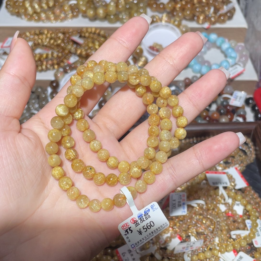 水晶手链未镶嵌手链