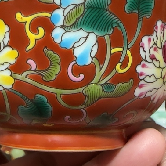 琉璃手工艺品器物之美五彩手绘