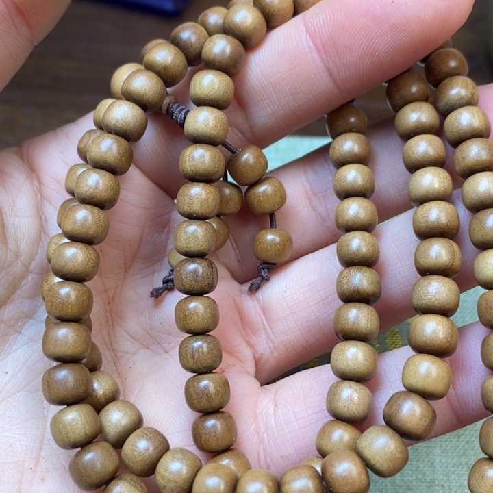 檀香木手串/手链6*7*108爆香