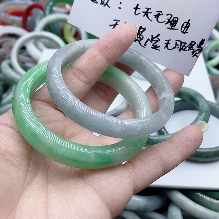 玻璃非金属手镯黑色