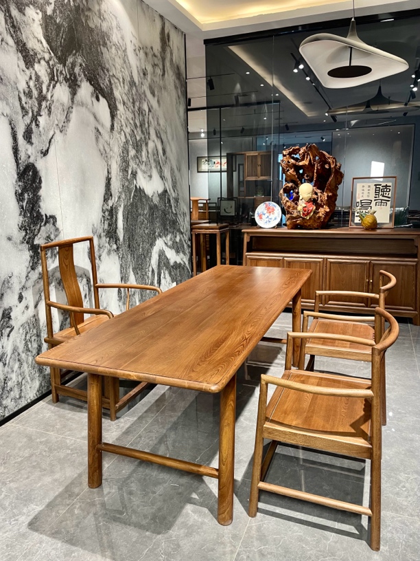 俄罗斯榆木蝴蝶茶桌（单桌价格）