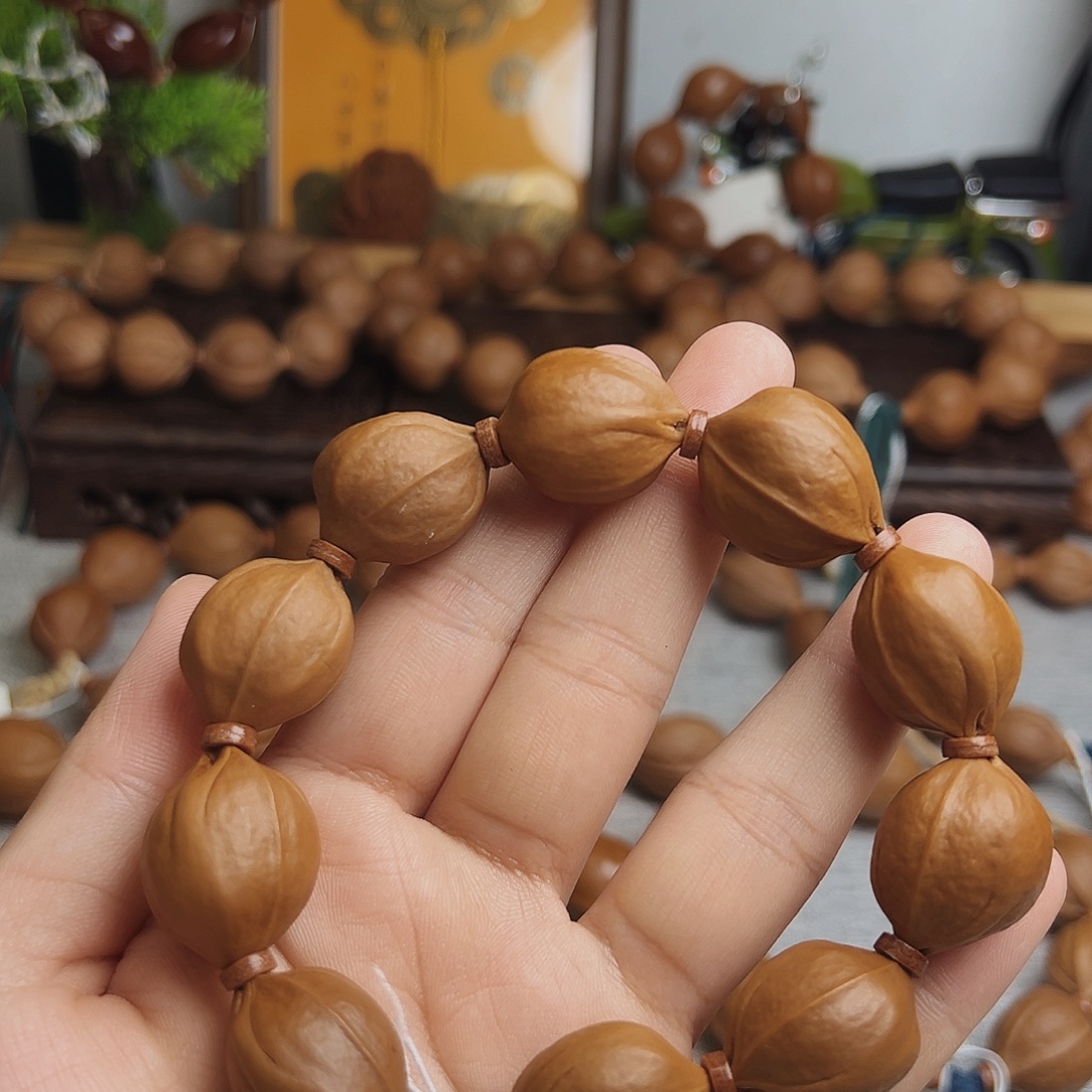 夏***至手串橄榄核梅林铁核1924