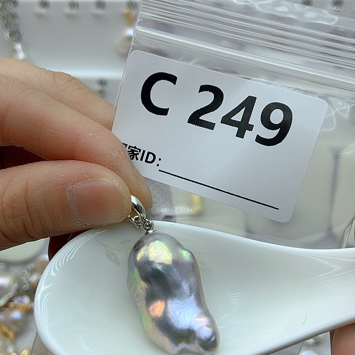 淡水珍珠颈饰银S925镶嵌