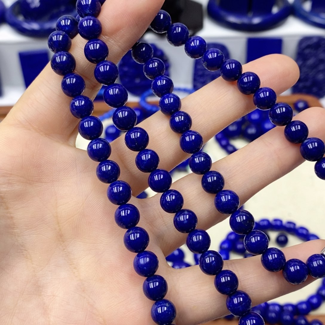 青金石颈饰未镶嵌