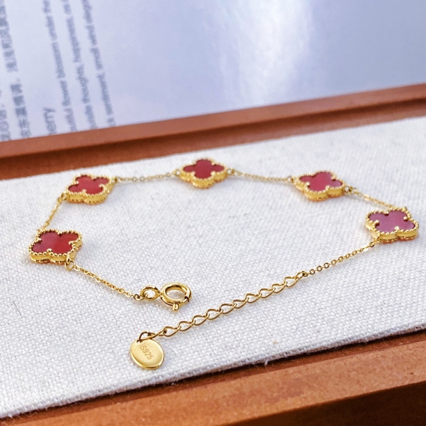 925银手链 五花2509幸运草手链(10×10mm)05183020 | 链长15+3cm