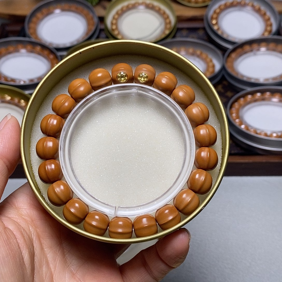 猴头核桃手串331号11左右18K双标毕业鲨鱼鳍全品