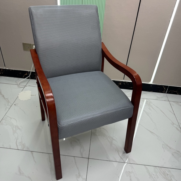 简约实木麻将椅棋牌室专用家用电脑椅书房椅茶楼椅办公椅网布透气