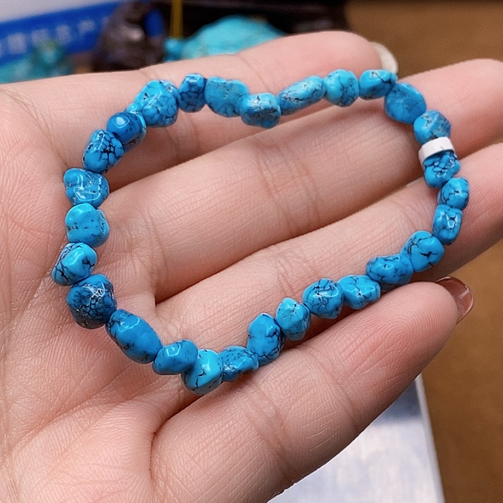 绿松石原矿未镶嵌榴***幸