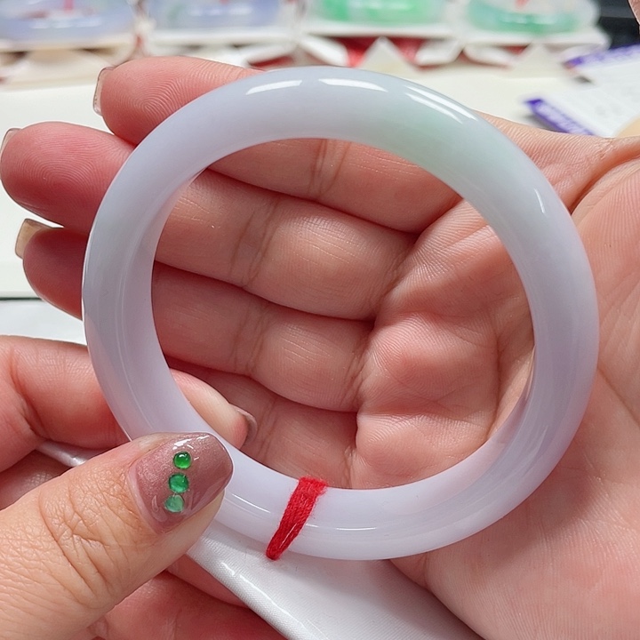 翡翠手镯未镶嵌缅甸翡翠手镯61圈