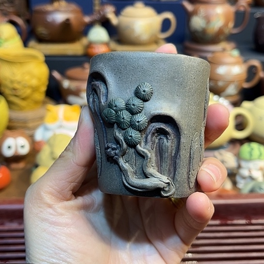 紫砂茶杯紫砂主人杯