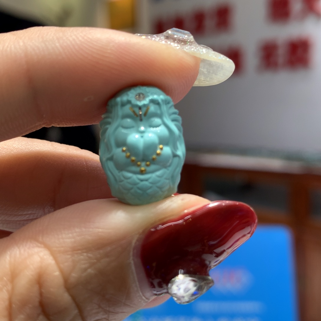 绿松石配饰未镶嵌Y****贝