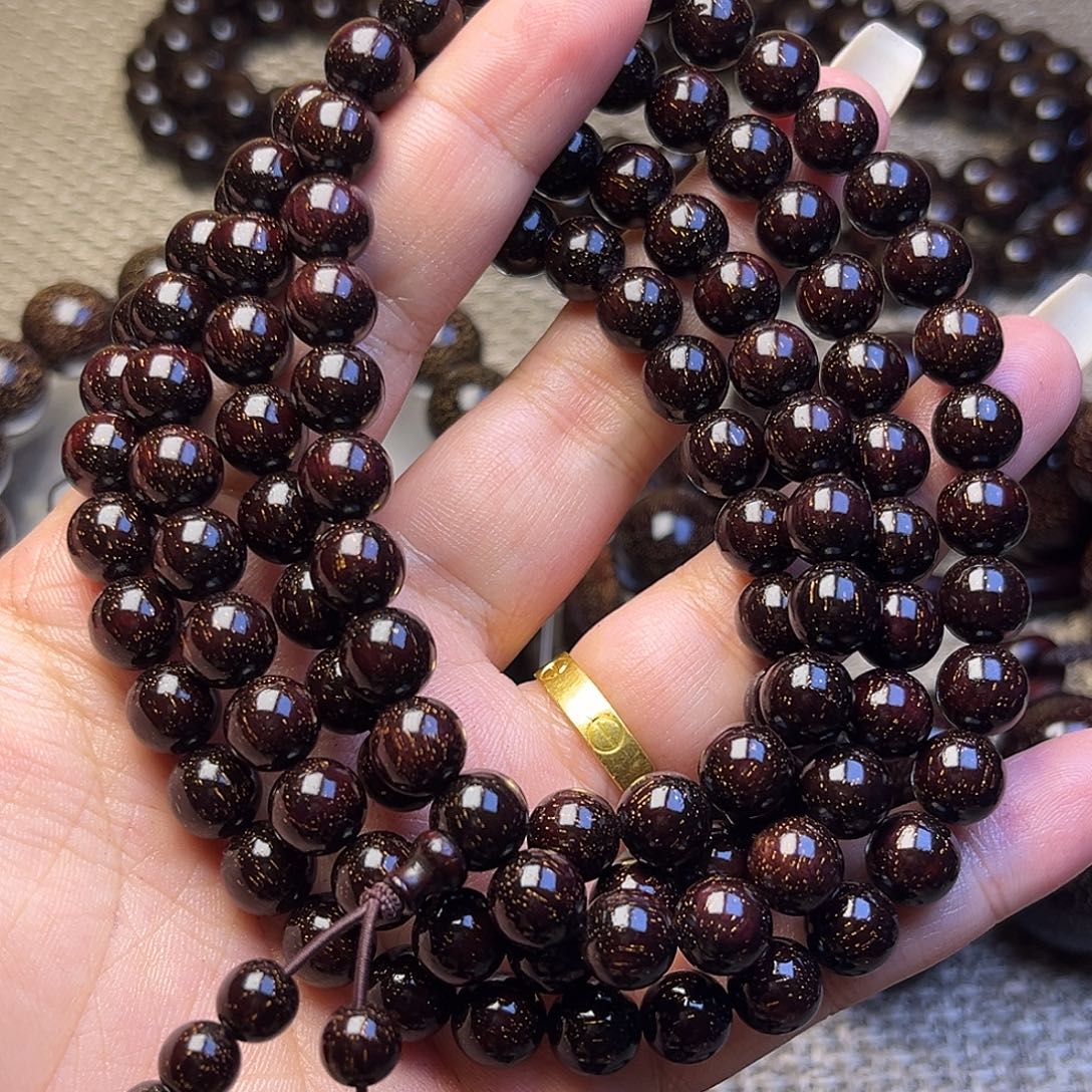 檀香紫檀（小叶紫檀）0.8 108颗满天星