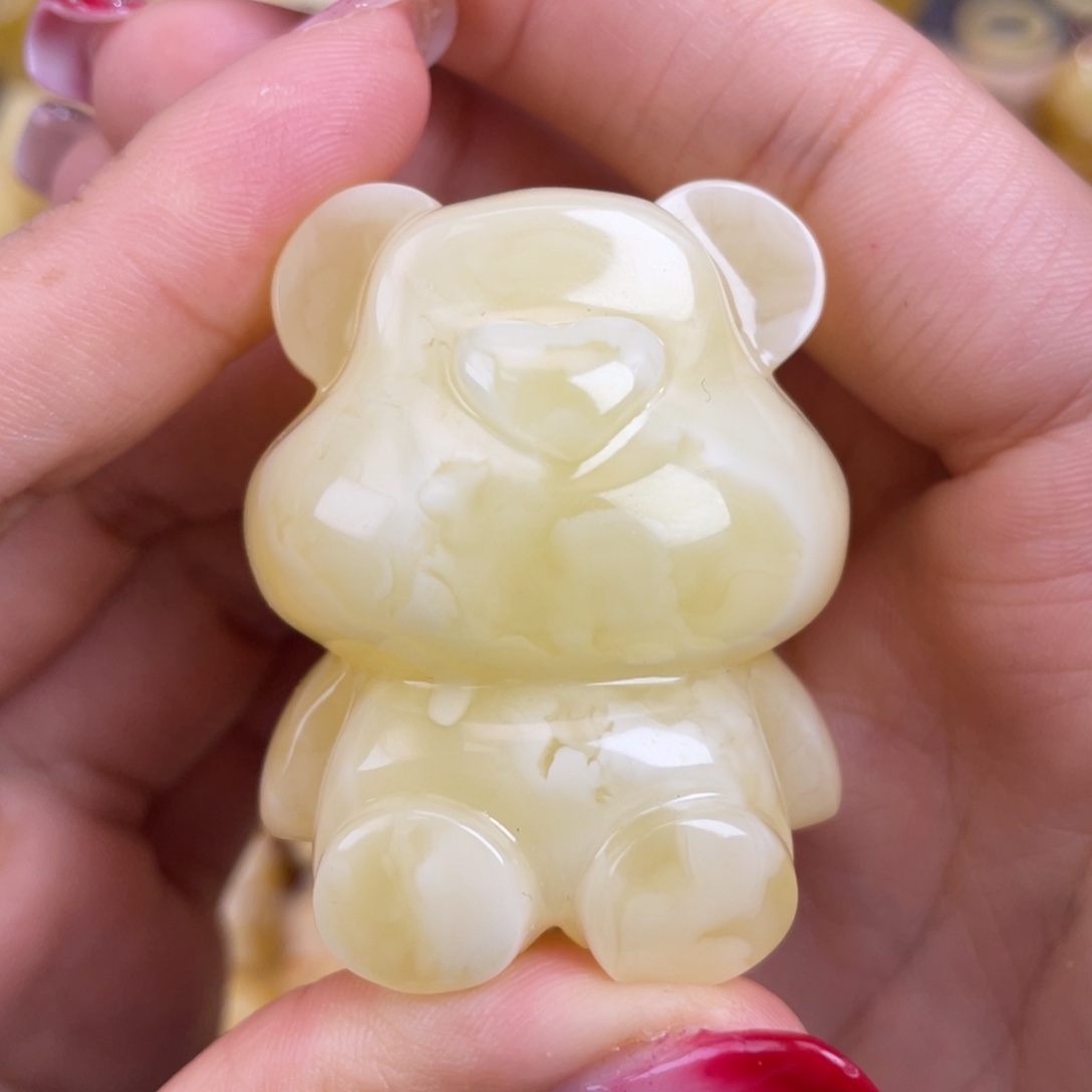 琥珀裸石未镶嵌蜜蜡