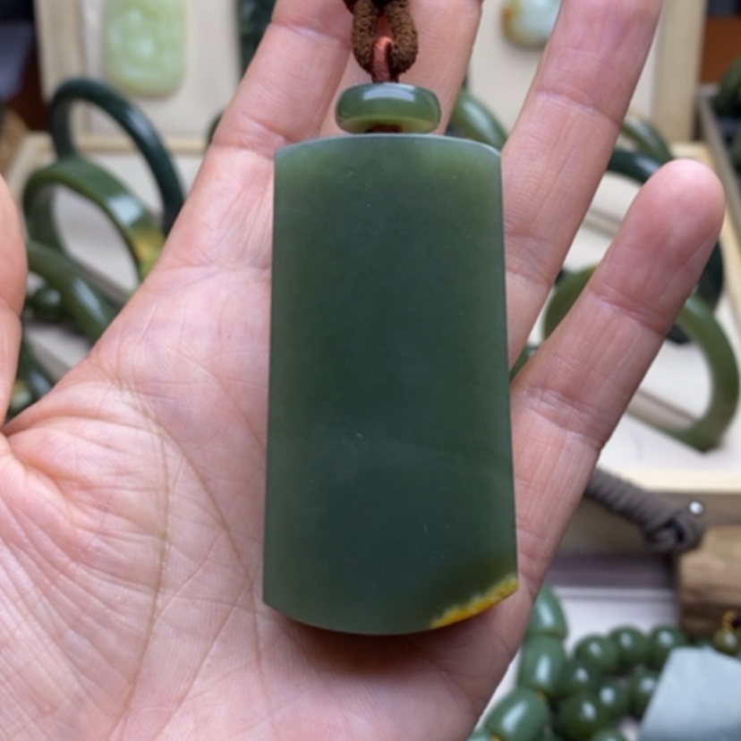【闪购商品】和田玉挂件未镶嵌自**吸