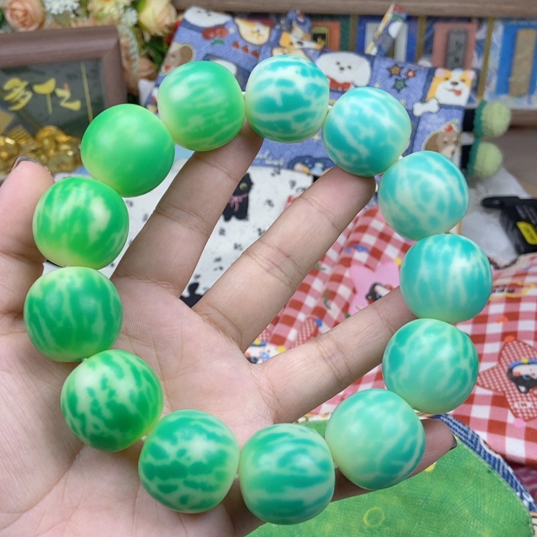 手串菩提根/象牙果卡26 微微瑕加全品