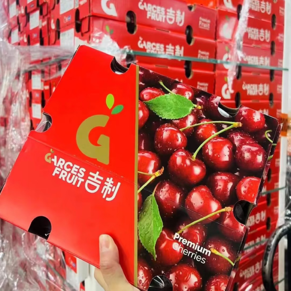 空运（4JD）吉制车厘子（5斤）/箱 g智利