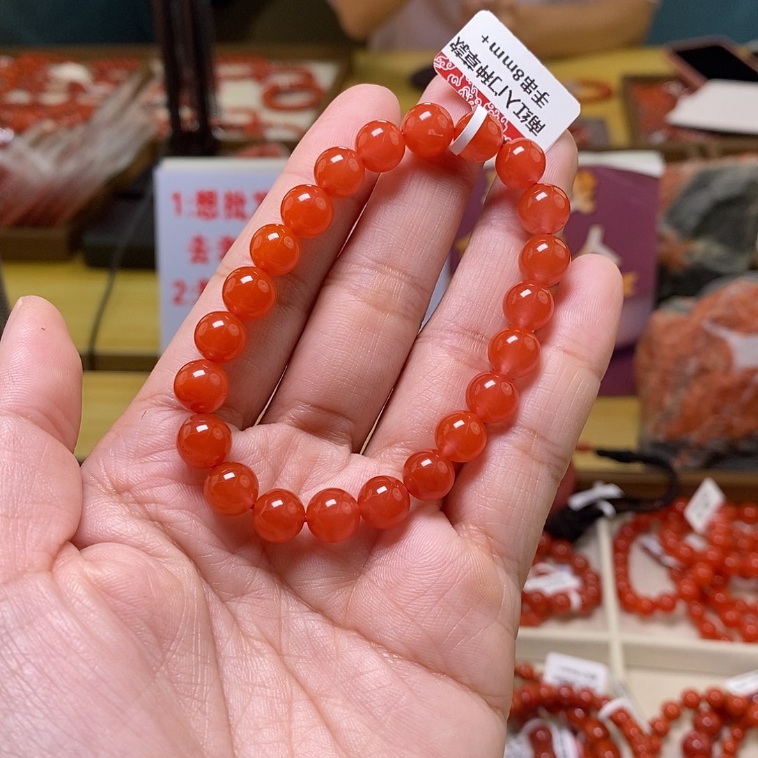 未镶嵌卡8南红玛瑙