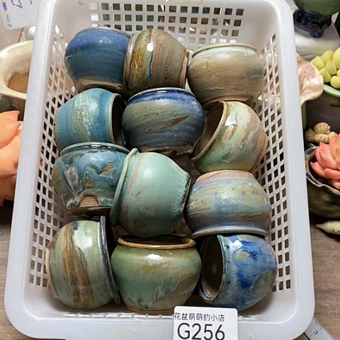 紫砂花盆256微瑕品口径4厘米左右的时间