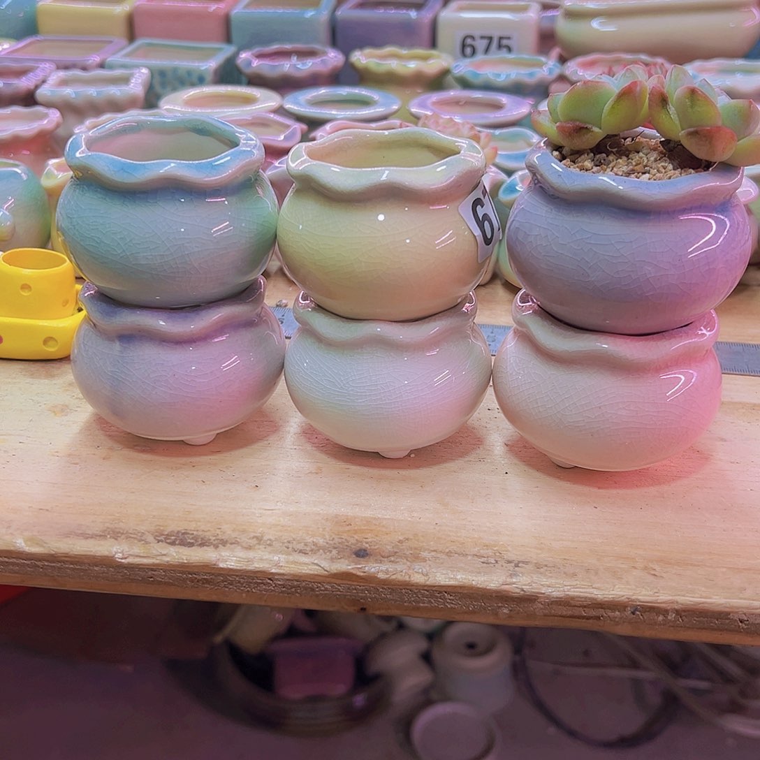 陶瓷花盆当场凑满12包邮