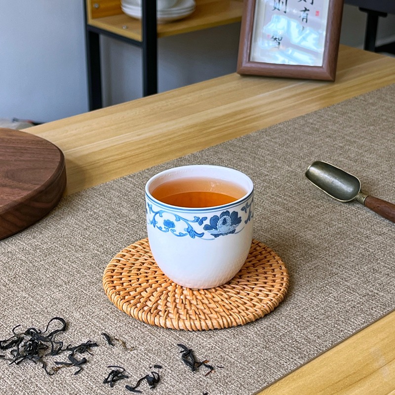 醴陵防烫加厚家用茶杯小酒杯陶瓷江盅杯中式主人杯手工复古创意