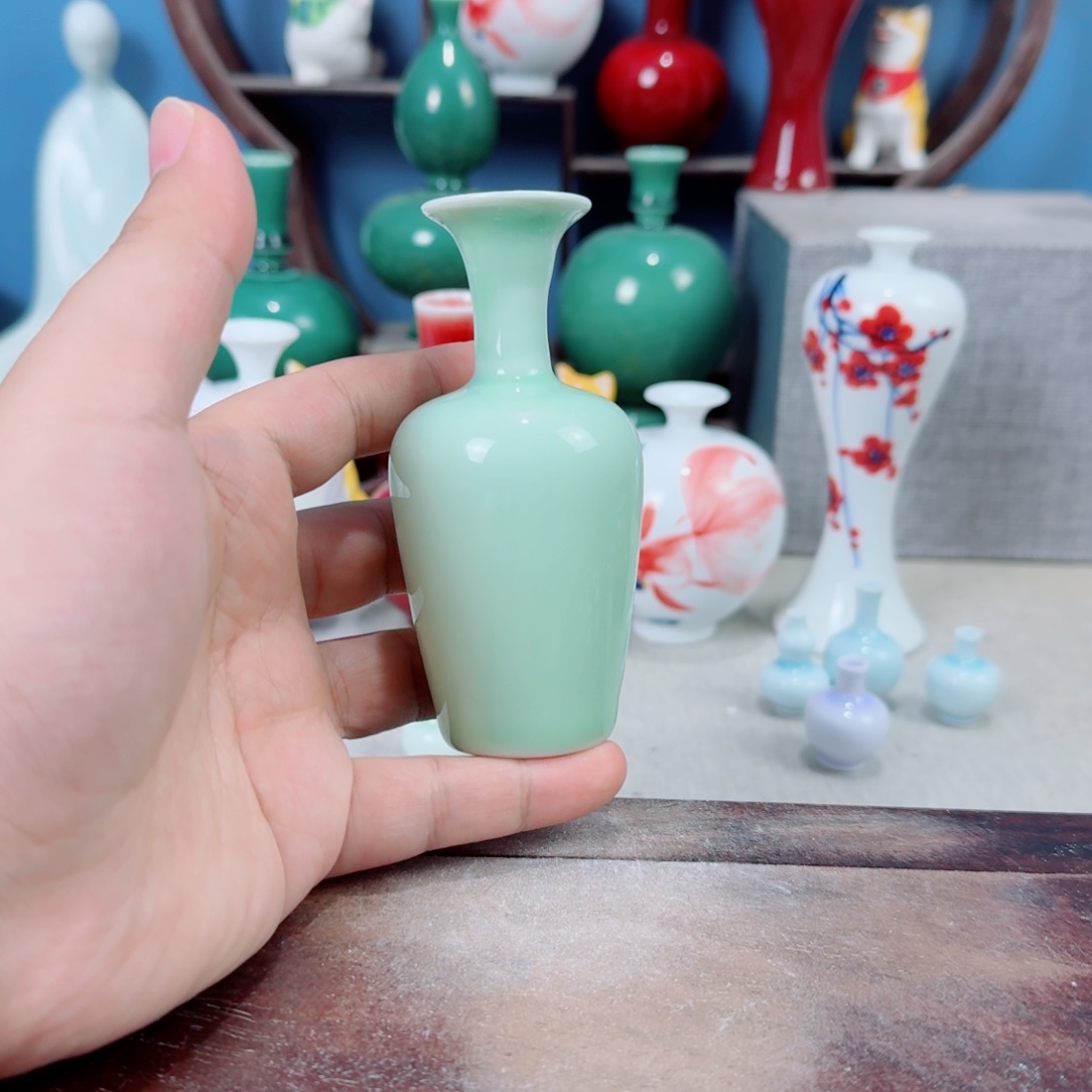 陶瓷手工小花器摆件