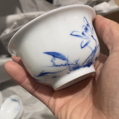 景德镇陶瓷手绘主人杯
